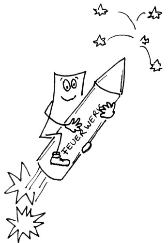 Kursfeuerwerk