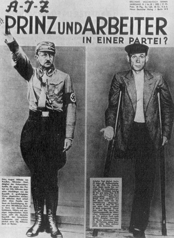 Arbeiter-Illustrierte Zeitung AIZ Nr. 29, 1932 Montage von John Heartfield