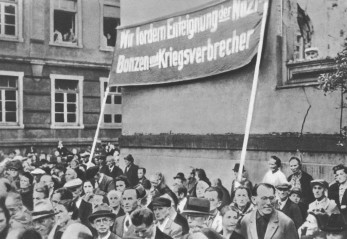 Demonstration in Dresden