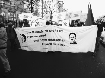 Bilder von der LL-Demonstration am 11.1.2009