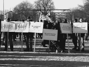 Bilder von der LL-Demonstration am 11.1.2009
