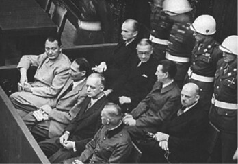 Nürnberger Kriegsverbrecherprozess vom 20.11.1945 bis 1.10.1946.