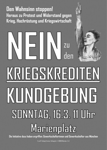 Münchner Gewerkschafter rufen zum öffentlichen Protest ...